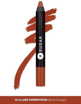 SUGAR Matte As Hell Crayon Lipstick - 16 Claire Underwood (Burnt Orange)