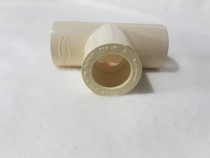 Polypack CPVC Reducing Tee 1 Inch X 3/4 Inch 3-Way Reducer Pipe Joint