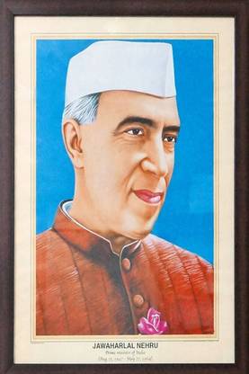 Poster of Indian Leader & Freedom Fighter Jawaharlal Nehru 3D Poster