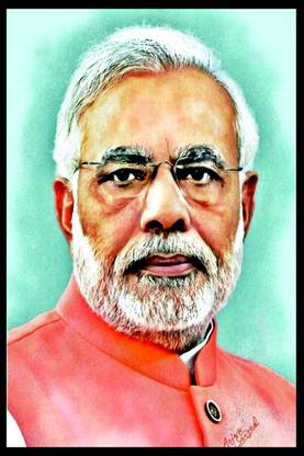 Poster of Prime Minister of India Narendra Damodardas Modi 3D Poster