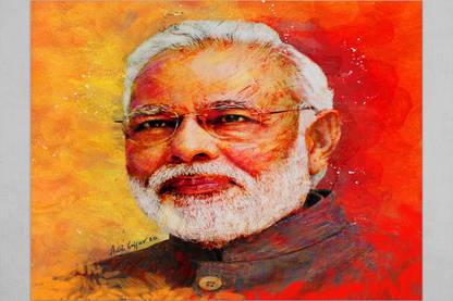 Poster of Prime Minister of India Narendra Damodardas Modi 3D Poster