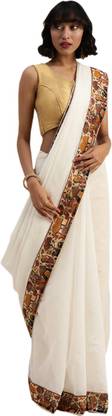 Fashion Cotton Blend Saree