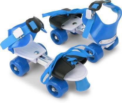 fizz BLUE SKATING Quad Roller Skates - Size 5 - 12 C UK