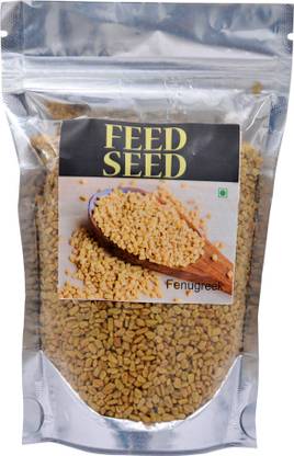 FeedSeed Natural Dried Fenugreek Seeds, Whole Methi Dana Seeds ,Indian Spices & Masala use in Hormone Balance 250 Grams