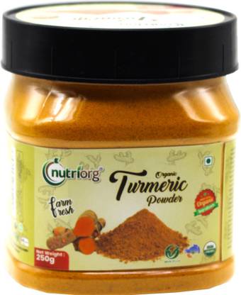 Nutriorg Certified Organic Turmeric Powder with 100% Natural Curcumin