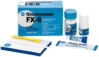 Shofu GlasIonomer FX II Improved Restorative Glass Ionomer Cement GIC Teeth Whitening Kit