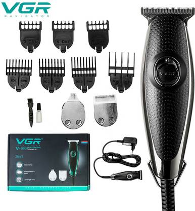 VGR V 099 Runtime: 240 min Trimmer for Men (Black) Trimmer 240 min  Runtime 6 Length Settings