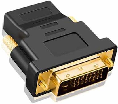 microware DVI-I Dual-Link 24+5 Male to HDMI Female Adapter USB Adapter