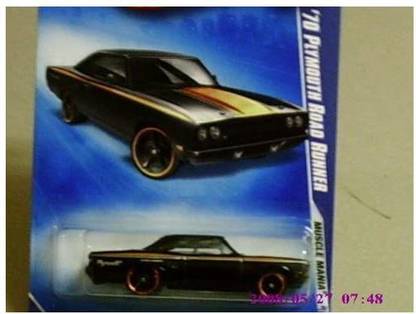MATTEL 2009 Hot Wheels Muscle Mania '70 Plymouth Road Runner w/ OH5SPs 079 (03 of 10)