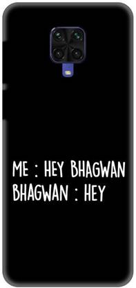 NDCOM Back Cover for Redmi Note 9 Pro Max Funny Meme In Text Printed