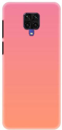 NDCOM Back Cover for Redmi Note 9 Pro Fade Of Orange & Pink Color Printed