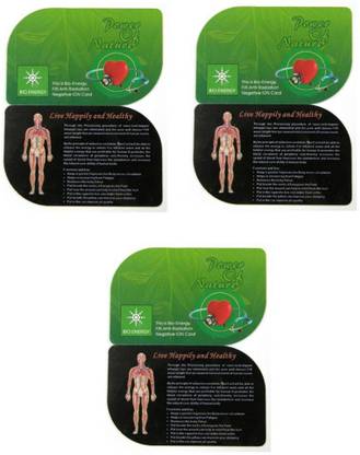 KEVA Anti Radiation Bio Energy Card , Non-invasive which helps to heal and balance the energy level of body, Further improves your strength, stamina and resistance power Anti-Radiation Card