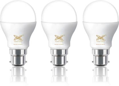 R.K. Lights 12 W Basic Round B22 LED Bulb