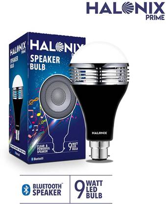HALONIX Blue Tooth Speaker LED Bulb 9 W Smart Bulb