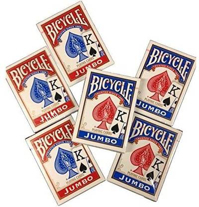 Las Bicycle Jumbo Index Playing Cards - 6 Decks