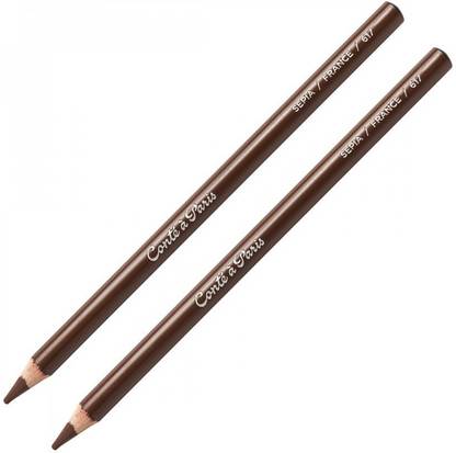 Conte a Paris 617 Drawing Pencil Sepia (Burnt Umber/ Brown) Round Shaped Color Pencils