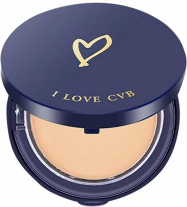 CVB C25-03 Perfect Pressed Powder for Long Lasting Effect, Weightless Stay Compact Powder for Makeup Base, Enhances Skin Tone, Blurs Imperfections Compact