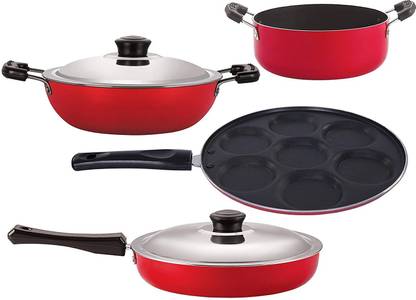 NIRLON Non-Stick Coated Cookware Set