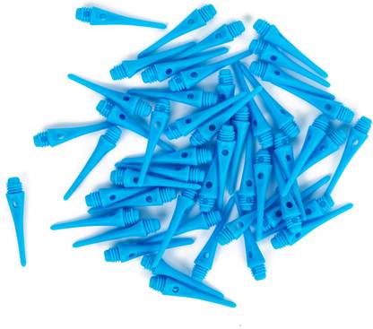 CANAVERAL by Decathlon 50 Plastic (Soft Tip) Dart Tips - Blue Soft Tip Dart
