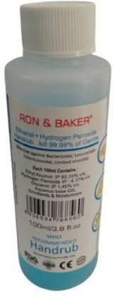 Medshield Ron & Baker Alcohol Based Hand Rub 100 ml- Pack of 50 Hand Rub Bottle