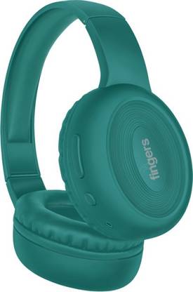FINGERS Rock-n-Roll Lounge Wireless Headset (Teal) Bluetooth & Wired