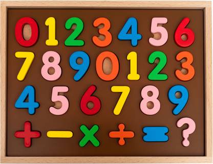 Hilife Number Puzzle 3-Layers | Wooden Number Puzzle Colorful Educational Puzzle Toy Board for Toddlers & Kids, Multi-Colored Toy for Kids - 3 Years