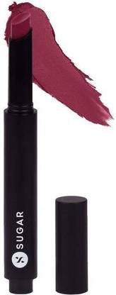 SUGAR Click Me Up Velvet Lipstick - 06 Berry Bootylicious (Deep Berry Mauve)