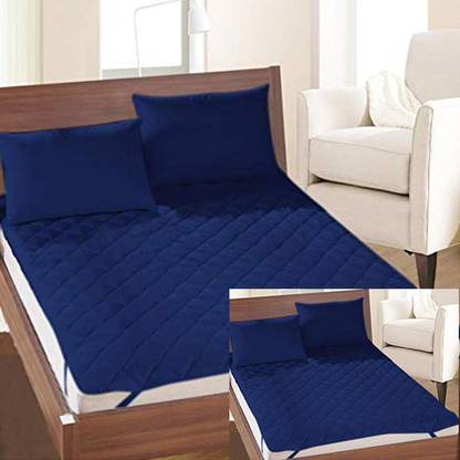 Slayzo Elastic Strap Double Size Breathable, Waterproof Mattress Cover