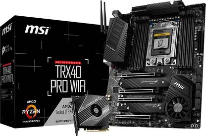 MSI TRX40 PRO WIFI ATX sTRX4 Gaming TR4Socket ATX AMD TRX40 Chipset DDR4 Motherboard for Desktop