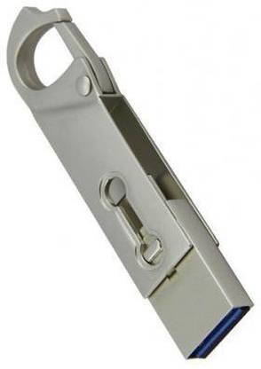 CLICK N HOME SWIVEL LOCK OTG USB PENDRIVE 8 GB Pen Drive Compatible with Laptop, Desktop Computer, Television USB 2.0 Metal Case
