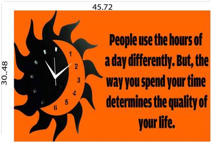 Quotation Poster |Punctuality Quotation Poster|Wall Poster For School/Colleges/Offices/Hostels| High Resolution 300 GSM Poster Paper Print