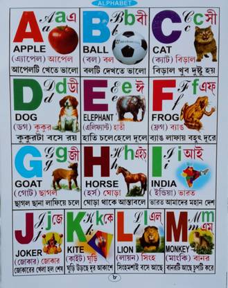 My First Learning Picture Alphabet Recognition Book For Children's