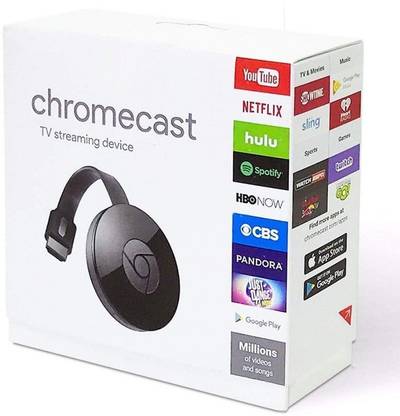 HDMI DONGLE "Wireless WiFi Display Receiver Chrome-Cast , 1080P Upgraded New Edition Chrome-Cast Support chromecast Screen Mirror Dongle Digital AV to HDMI Compatible with All Type of Android & IOS Devices " Media Streaming Device