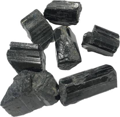 MARKA Black Tourmaline Tumble Decorative Showpiece  -  2 cm