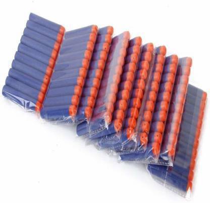 Jaravik (Pack of 100) Blue Bullet Foam Dart Bullets for Nerf N-Strike Elite Guns, Guns & Darts (Blue) Darts & Plastic Bullets (Blue) Guns & Darts