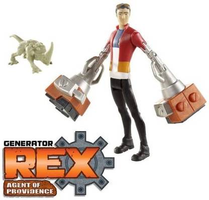 MATTEL Generator Rex Action Figure Smack Hands Rex