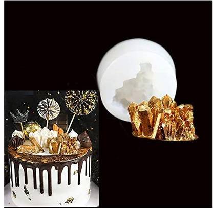 BJ September DIY Silicone Molds Full Mirror Crystal Cluster Epoxy Molds Handmade Homemade Irregular Simulation Stone Mold I