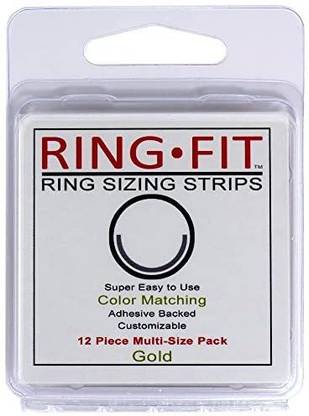 PGC Ring-Fit Ring Sizing Strips - - 12 Ring Size Adjusters for Wide Rings
