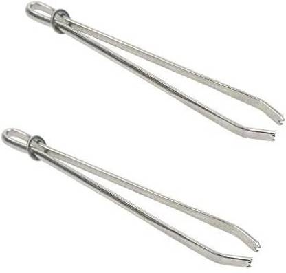 FoRapid Bodkin Needle Elastic Threader Self-Locking Tweezers Clip 78Mm For Waist Band Craft Easy Pull Sewing Tool For Smooth Thr