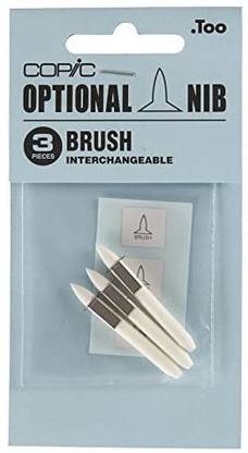 Copic Marker S Brush Nib, 3-Pack, Model Number: Brshn, Country Of Origin: Japan, Package Weight: 0.01 Pounds, Package Dimensions: