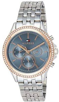 Tommy Hilfiger-1781976, Case,-Case Material: Stainless Steel,-Case Shape: Round,-Case Colour:,-Crysta