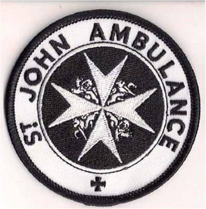 Patches St Johns Ambulance Doctor Who Tardis Sign 3" Patch