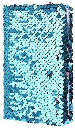 13House Sequin Notebook Diary Colour Changing & Reversible A6 Diary Ruled 99 Pages