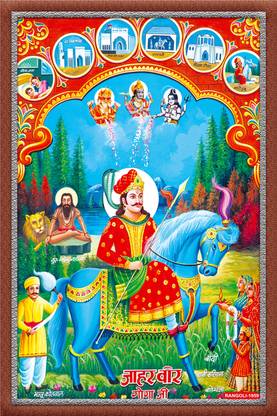 Flipkart SmartBuy Vinyl Art & Paintings Multicolor Wallpaper