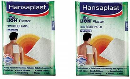 HANSAPLAST Lion plaster Pain Relief Patch Perforated 2 x 10 Sheets Adhesive Band Aid