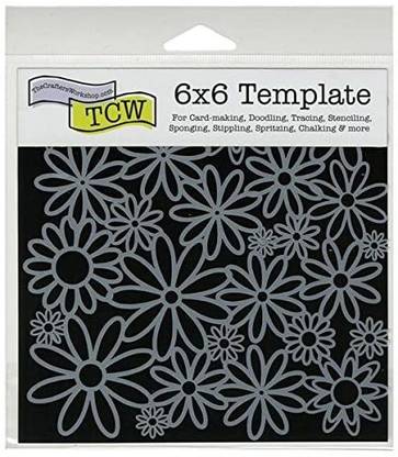 CRAFTERS WORKSHOP The Crafter's Workshop Template 6x 6 Daisy Cluster