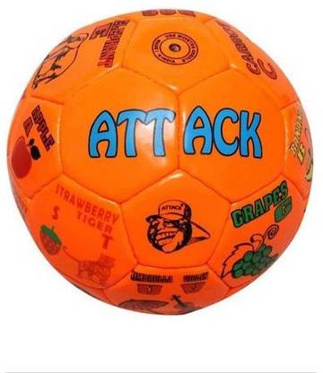 ShreNik Attack Football PVC Material Match Training Soccer With Needle Football - Size: 5