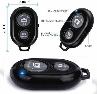 GADGET&GALLERY Selfie/Pictures Clicker Bluetooth Remote Button All Smartphones,iOS, and android  Camera Remote Control