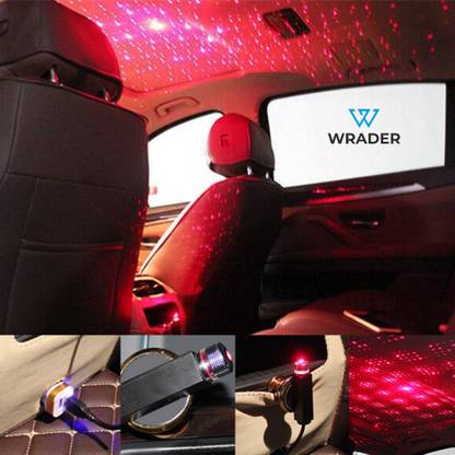 WRADER UPGRADED VERSION 2.0 LED Mini Star Effects USB Star Projector Light for SUVs Cars Bedroom Home Décor Garage and More Led Light