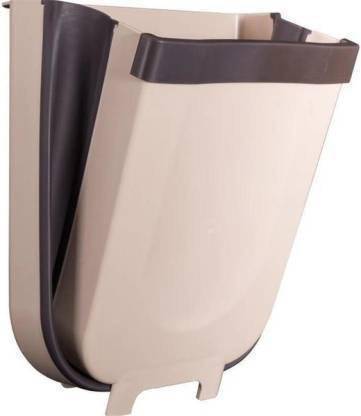 ZEKARO Hanging Trash Can / Collapsible Folding Garbage Can /Wall Mounted Folding Waste Bin Kitchen Tools Kitchen Supplies Plastic Dustbin